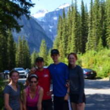 After our run at Moraine Lake