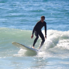 Luke Surfing in San Deigo