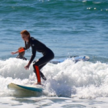Surfing in San Deigo
