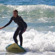 Surfing in San Deigo