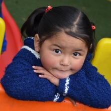 Little girl at the daycare center (Mallasa Bolivia)