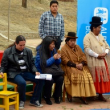 Parents and Guests at the graduation ceremony Mallasa Bolivia)