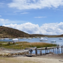 Challampampa docks Isla Del Sol