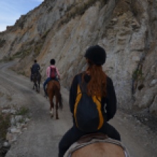 Horse trip up to the Devil's Tooth La Paz, Bolivia
