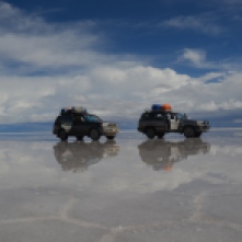 Toyota Landcruisers, Salt Flats tour Bolivia
